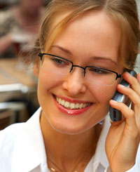 Woman on Phone